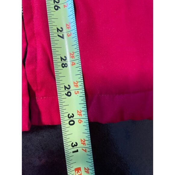 Preston & York Red Fleece Lined Full Zip Jacket Sz L - Picture 8 of 9